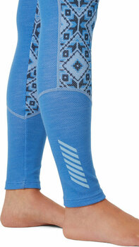 Sous-vêtements thermiques Helly Hansen W Lifa Merino Midweight Graphic Base Layer Pants Ultra Blue Star Pixel XS Sous-vêtements thermiques - 6