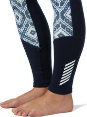 Termo spodnje perilo Helly Hansen W Lifa Merino Midweight Graphic Navy Star Pixel - 5