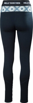 Thermal Underwear Helly Hansen W Lifa Merino Midweight Graphic Base Layer Pants Navy Star Pixel XS Thermal Underwear - 2