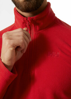 Casaco com capuz para exterior Helly Hansen Men's Daybreaker 1/2 Zip Fleece Pullover Red M Casaco com capuz para exterior - 5
