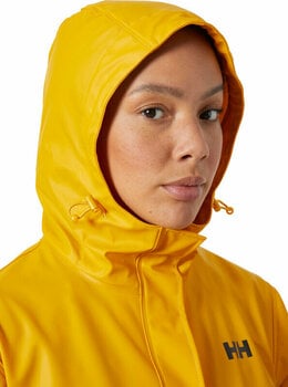 Kabát Helly Hansen Women's Moss Rain Jacket Kabát Yellow L - 4