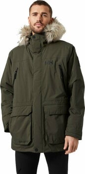 Giacca outdoor Helly Hansen Men's Reine Winter Parka Utility Green L Giacca outdoor - 3