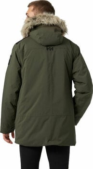 Outdoor Jacket Helly Hansen Men's Reine Winter Parka Utility Green L Outdoor Jacket - 4