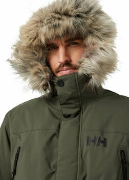 Giacca outdoor Helly Hansen Men's Reine Winter Parka Utility Green L Giacca outdoor - 5