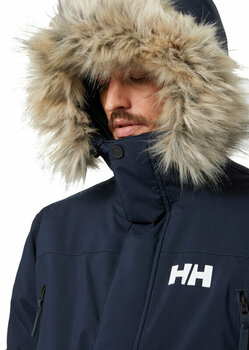 Outdoor Jacket Helly Hansen Men's Reine Winter Parka Navy L Outdoor Jacket - 5