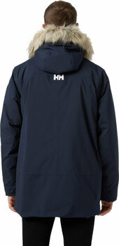 Outdoor Jacket Helly Hansen Men's Reine Winter Parka Outdoor Jacket Navy M - 4