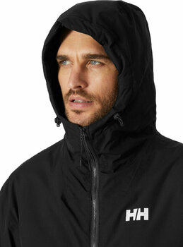 Outdoorjas Helly Hansen Men's Ervik Ins Rain Jacket Black 2XL Outdoorjas - 5