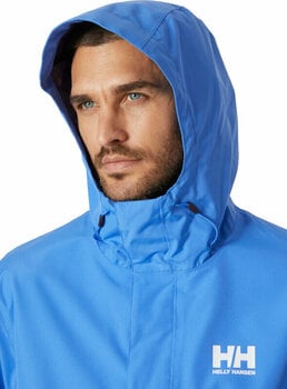 Outdoor Jacket Helly Hansen Men's Seven J Rain Jacket Ultra Blue XL Outdoor Jacket - 4