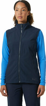 Outdoor Jacket Helly Hansen Women's Paramount Softshell Vest Navy L Outdoor Jacket - 3