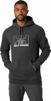 Bluza outdoorowa Helly Hansen Nord Graphic Pull Over Hoodie Ebony 2XL Bluza outdoorowa - 3