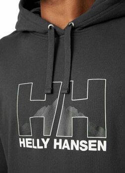 Hættetrøje til udendørs brug Helly Hansen Nord Graphic Pull Over Hoodie Ibenholt M Hættetrøje til udendørs brug - 6