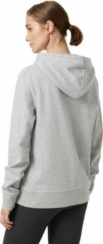 Majica s kapuljačom na otvorenom Helly Hansen Women's Nord Graphic Pullover Hoodie Grey Melange L Majica s kapuljačom na otvorenom - 4