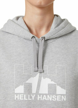 Outdoorová mikina Helly Hansen Women's Nord Graphic Pullover Hoodie Grey Melange L Outdoorová mikina - 6