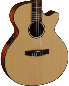 Elektroakusztikus gitár Cort CEC3 NS Natural Satin - 2
