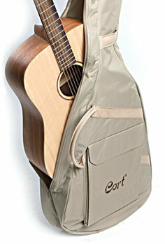 electro-acoustic guitar Cort Earth Mini F Adirondack w/bag OP Natural - 4