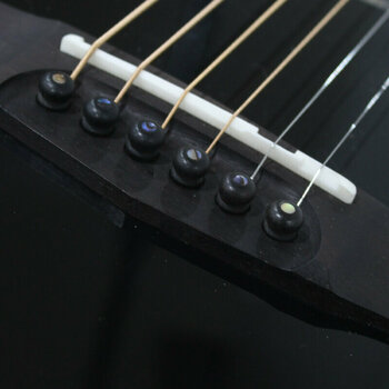 Jumbo elektro-akoestische gitaar Cort GA5F-BK Zwart - 2