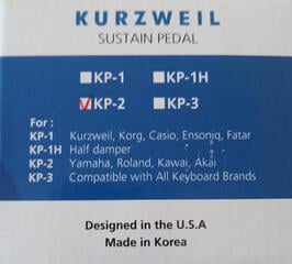 Pedală de sustain Kurzweil KP-2 Pedală de sustain - 1