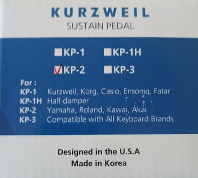 Pédale de sustain Kurzweil KP-2 Pédale de sustain - 2