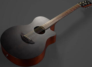 electro-acoustic guitar Yamaha APX 600M Smokey Black electro-acoustic guitar - 3