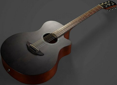 electro-acoustic guitar Yamaha APX 600M Smokey Black - 4