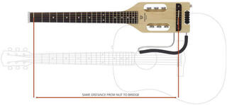 Special Acoustic-electric Guitar Traveler Guitar Ultra-Light Acoustic Lefty Natural Special Acoustic-electric Guitar - 7