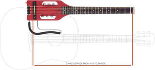 Special Acoustic-electric Guitar Traveler Guitar Ultra Light Acoustic Vintage Red Special Acoustic-electric Guitar - 6