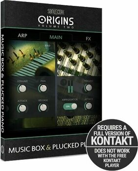 Samplings- och ljudbibliotek BOOM Library Sonuscore Origins Vol.2: Music Box & Plucked Piano (Digital produkt) - 2