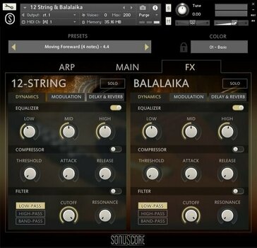 Zvuková knihovna pro sampler BOOM Library Sonuscore Origins Vol.3: 12-String & Balalaika (Digitální produkt) - 4