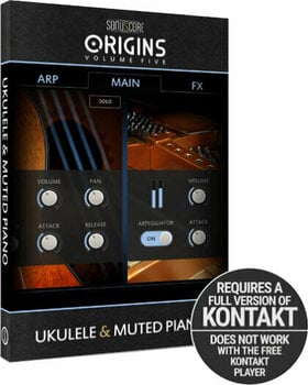 Sampler hangkönyvtár BOOM Library Sonuscore Origins Vol.5: Ukulele and Muted Piano (Digitális termék) - 2