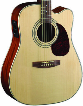 elektroakustisk gitarr Cort MR500E Natural Gloss - 5