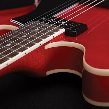Semi-akoestische gitaar Cort Source BV Cherry Red - 2