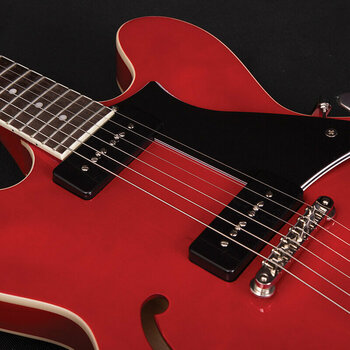 Halvakustisk guitar Cort Source BV Cherry Red - 4