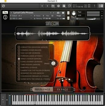 Sample and Sound Library BOOM Library Sonuscore Lyrical Cello Phrases (Digital product) - 5