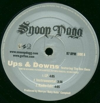 Vinyl Record Snoop Dogg - Ups & Downs (12" Vinyl) - 2
