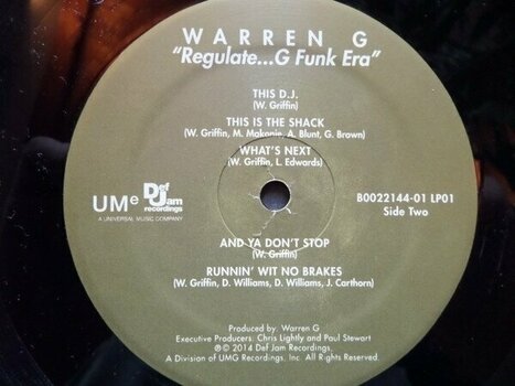 Vinyl Record Warren G - Regulate: G Funk Era (20th Anniversary) (LP + 12" Vinyl) - 4