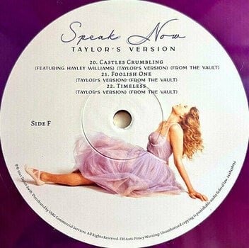 Vinyl Record Taylor Swift - Speak Now (Taylor’s Version) (Orchid Marbled) (3 LP) - 8