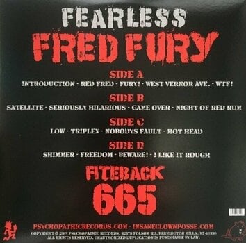 Schallplatte Insane Clown Posse - Fearless Fred Fury (Red/Black Smoke Coloured) (2 LP)  - 3