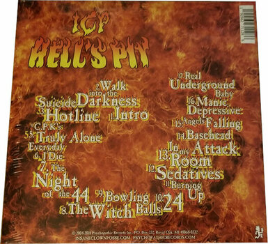 Disco de vinilo Insane Clown Posse - Hell's Pit (Red With Black Smoke Coloured) (2 LP) - 3