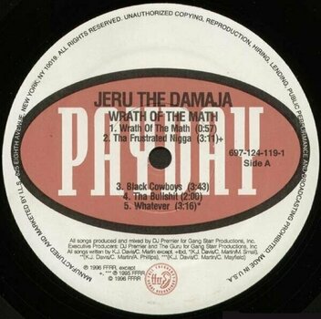 Vinyl Record Jeru the Damaja - Wrath of the Math (2 LP) - 2