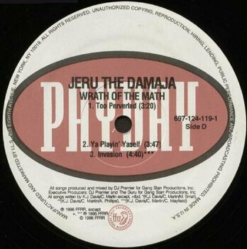Vinyl Record Jeru the Damaja - Wrath of the Math (2 LP) - 5