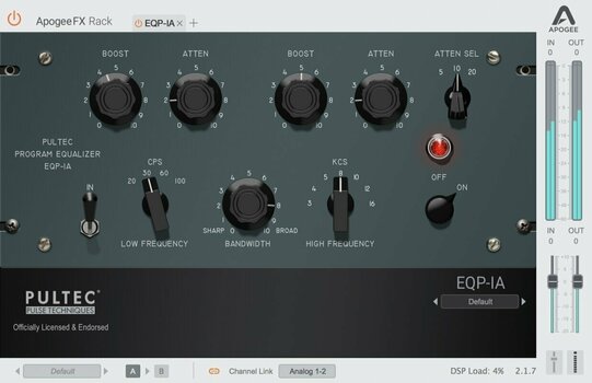 Софтуер за студио VST Instrument Apogee Digital EQP-1A (Дигитален продукт) - 2