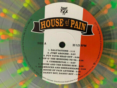 Disco de vinil House Of Pain - House of Pain (Clear With Orange, Green & Yellow Splatter) (LP) - 3