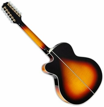 12-strunná elektroakustická kytara Takamine GJ72CE-12 Brown Sunburst - 2