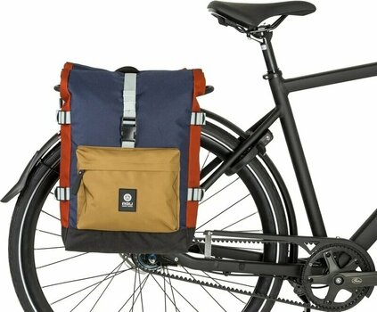 Cyklistická taška Agu H2O Roll-Top II Double Bike Bag Urban Color Block II 28 L - 11