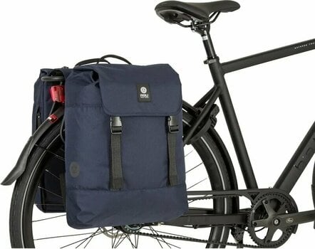 Cyklistická taška Agu DWR Double Bike Bag Urban Navy 36 L - 10