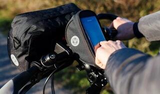 Borsa bicicletta Agu DWR Phonebag Performance Borsa da manubrio Black UNI 0,8 L - 7