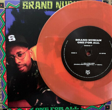 Vinyl Record Brand Nubian - One For All (30th Anniversary) (Neon Purple & Neon Green Coloured) (2 LP + 7" Vinyl) - 14