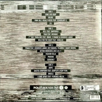 Vinylskiva ASAP Rocky - Long Live Asap (Limited Edition) (Orange Transparent Coloured) (2 LP) - 4