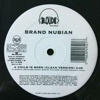 Disco de vinil Brand Nubian - A Child is Born (12" Vinyl) - 3