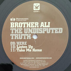 Vinyl Record Brother Ali - Undisputed Truth (2 LP) - 3